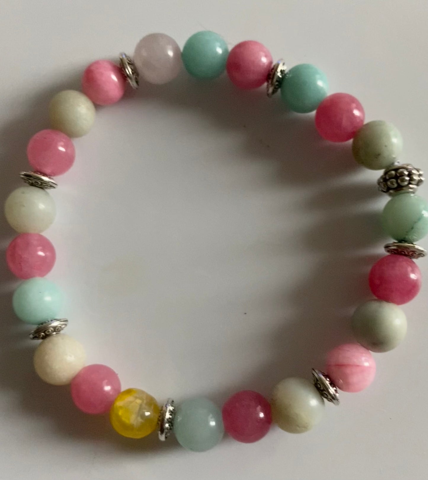 #Pastel Gemstone Bliss Bracelet