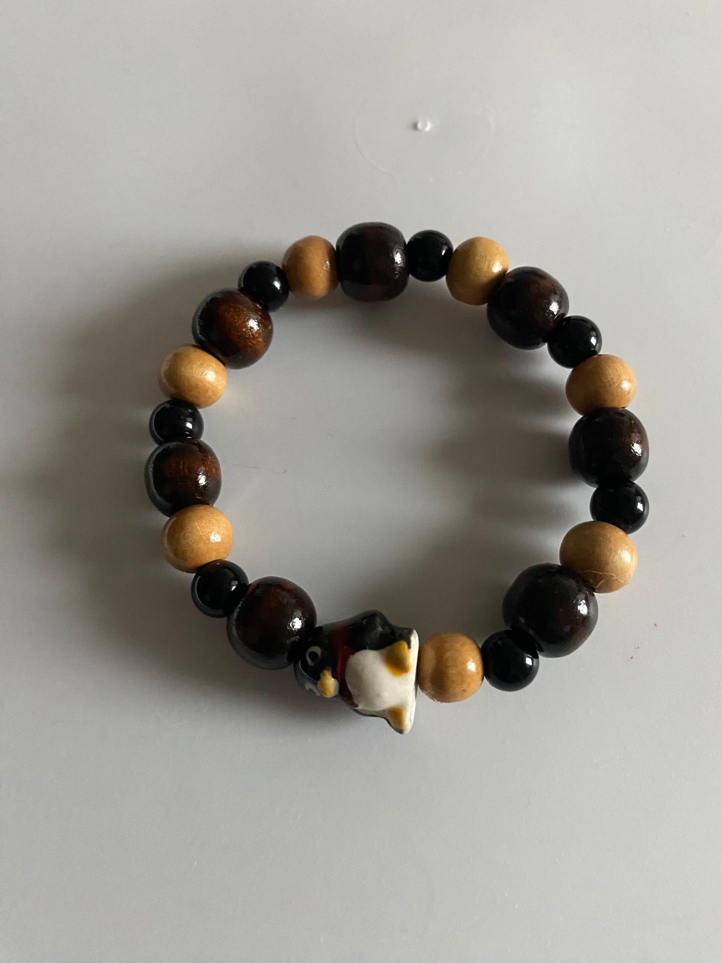 #Wooden Penguin Bracelet