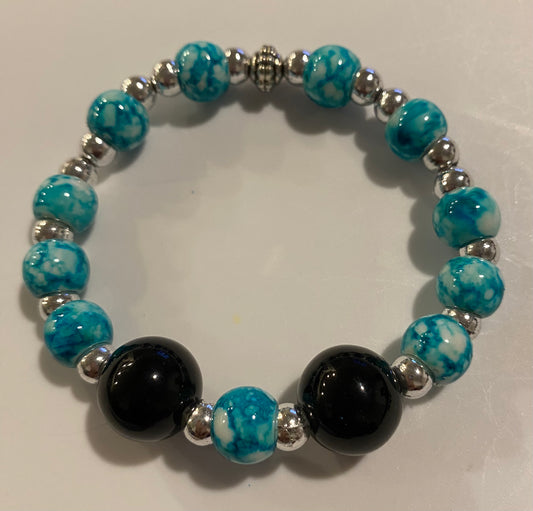 #Sky Marble Bracelet