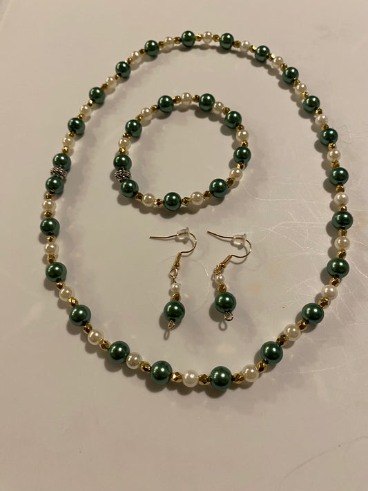 Emerald Elegance Trio Set
