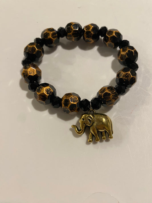 #Elephant Charm Bracelet