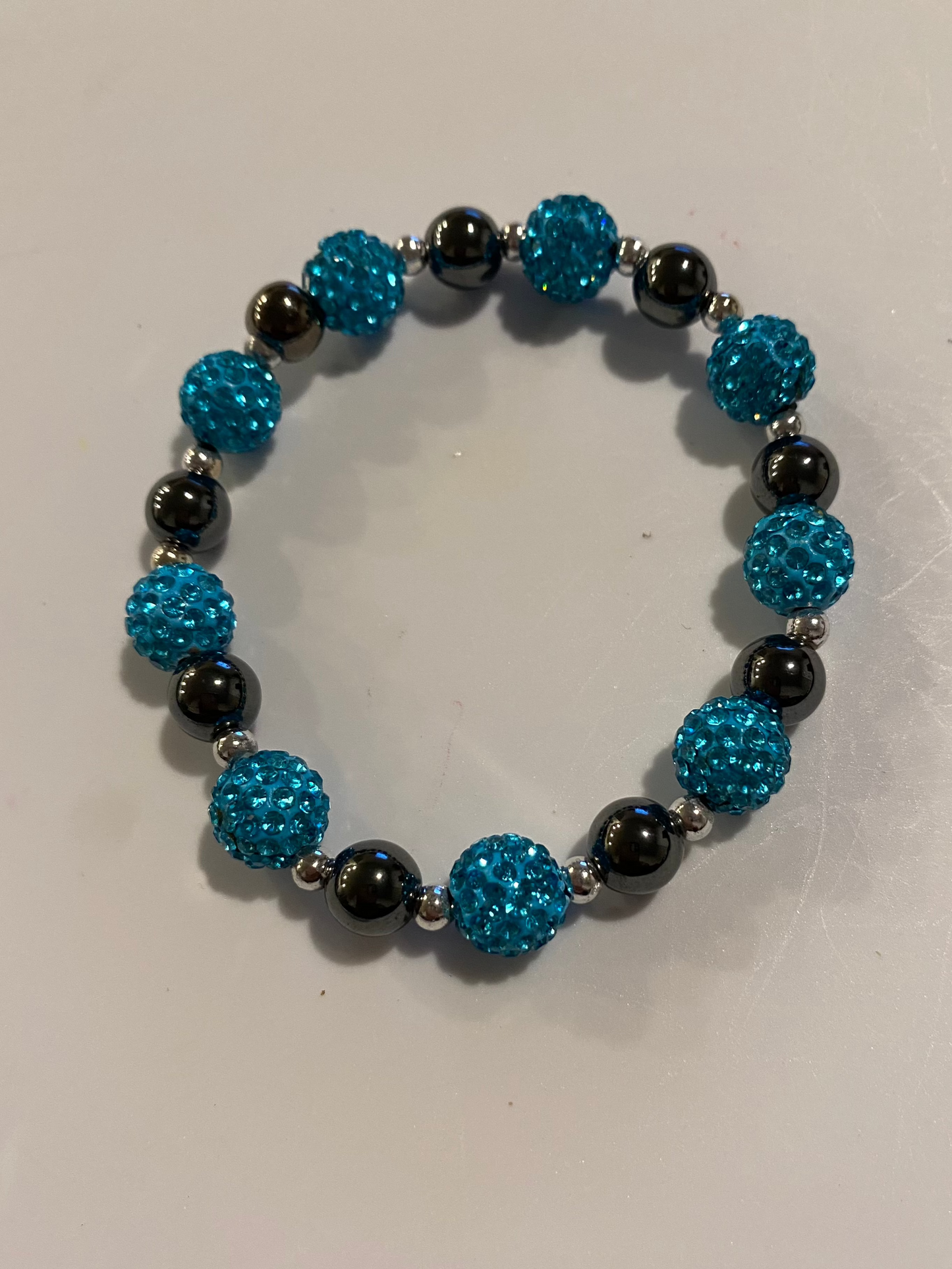 #Blue Sparkle Bracelet